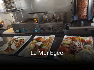 La Mer Egee réservation de table