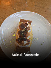 Auteuil Brasserie réservation