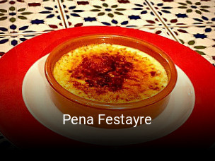 Pena Festayre réservation de table
