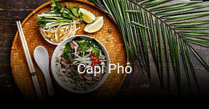 Capî Phô réservation de table