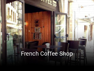 French Coffee Shop réservation