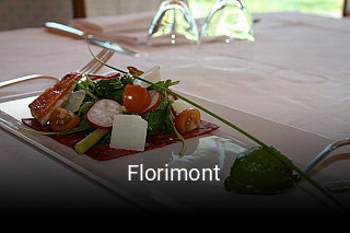 Florimont réservation de table