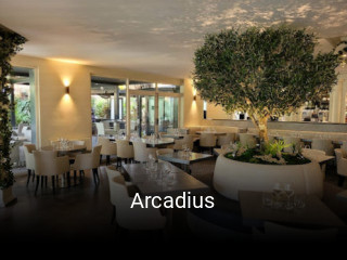 Arcadius réservation de table