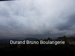 Durand Bruno Boulangerie réservation