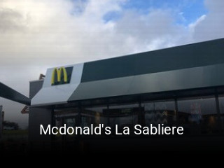 Mcdonald's La Sabliere réservation
