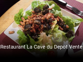 Réserver une table chez Restaurant La Cave du Depot Vente maintenant