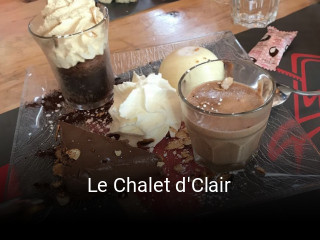 Le Chalet d'Clair réservation de table