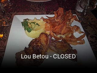 Lou Betou - CLOSED réservation de table