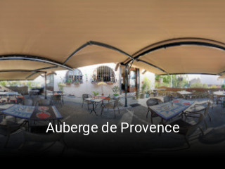 Réserver une table chez Auberge de Provence maintenant