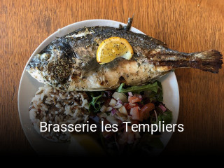 Brasserie les Templiers réservation de table