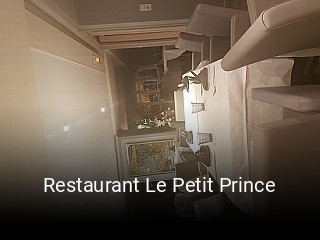 Réserver une table chez Restaurant Le Petit Prince maintenant
