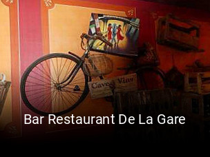 Bar Restaurant De La Gare réservation