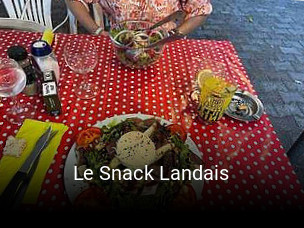 Le Snack Landais réservation de table