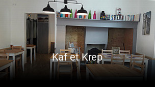 Kaf et Krep réservation en ligne