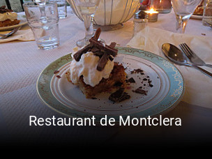 Restaurant de Montclera réservation en ligne