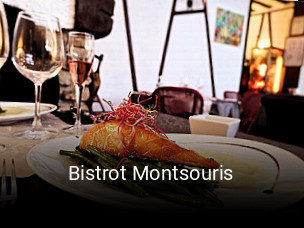 Bistrot Montsouris réservation de table