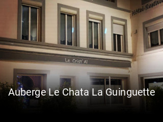 Auberge Le Chata La Guinguette réservation de table