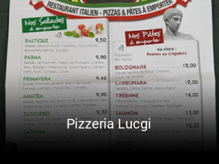 Pizzeria Lucgi réservation en ligne