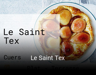Le Saint Tex réservation de table