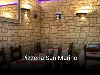 Réserver une table chez Pizzeria San Marino maintenant