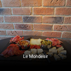 Le Mondesir réservation de table
