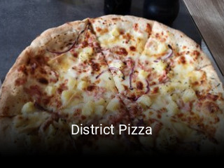 District Pizza réservation en ligne