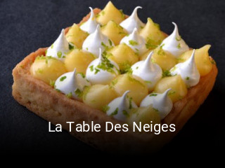 La Table Des Neiges réservation