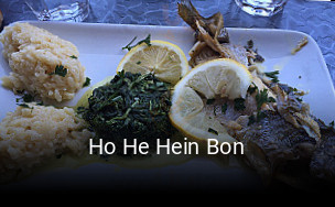 Réserver une table chez Ho He Hein Bon maintenant