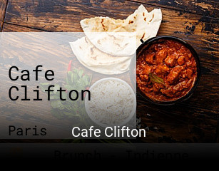 Réserver une table chez Cafe Clifton maintenant