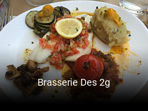 Réserver une table chez Brasserie Des 2g maintenant
