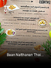 Baan Natthanan Thai Food réservation de table