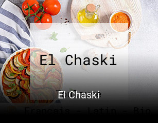Réserver une table chez El Chaski maintenant