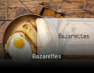 Bazarettes réservation de table