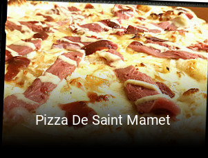 Pizza De Saint Mamet réservation en ligne