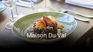 Maison Du Val réservation de table