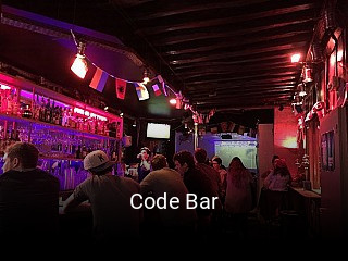 Code Bar réservation en ligne