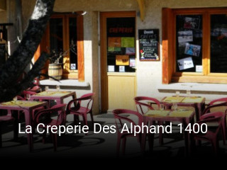 La Creperie Des Alphand 1400 réservation de table