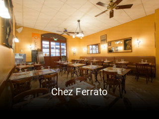 Réserver une table chez Chez Ferrato maintenant