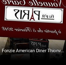 Fonzie American Diner Thionville réservation de table