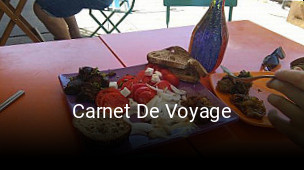 Carnet De Voyage réservation de table