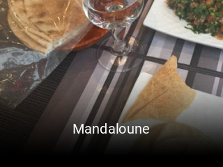 Réserver une table chez Mandaloune maintenant