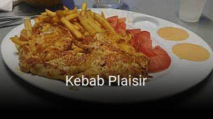 Kebab Plaisir réservation de table