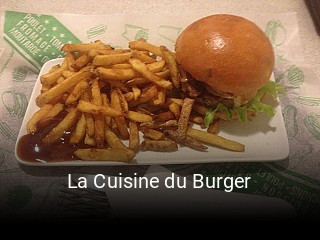 La Cuisine du Burger réservation en ligne