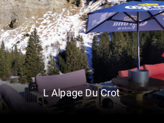 L Alpage Du Crot réservation en ligne