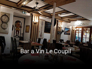 Bar a Vin Le Coupil réservation en ligne