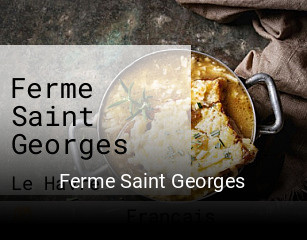 Ferme Saint Georges réservation en ligne