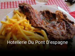 Hotellerie Du Pont D'espagne réservation de table