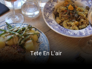 Tete En L'air réservation de table