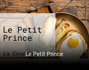 Le Petit Prince réservation de table
