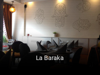 La Baraka réservation de table